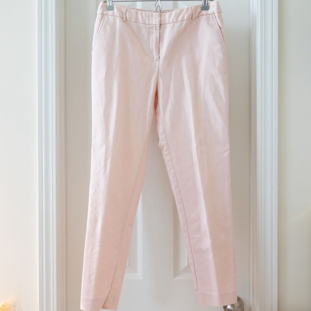 Jones New York Collection Stretch Pastel Pink Dress Pants